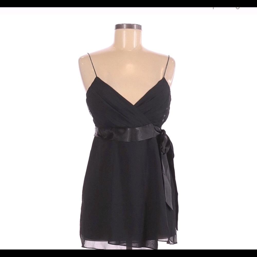 BANANA REPUBLIC Womens Silk Babydoll Spaghetti Strap Satin Sleeveless Blouse 2